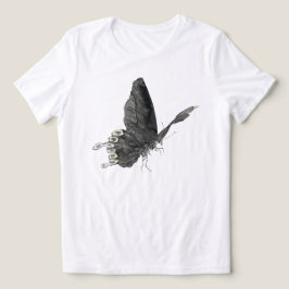 Camiseta Triblenda Ilustración Divertida de Mariposa Gráfica