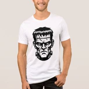 Camiseta Triblenda Ilustración espeluznante de Frankenstein