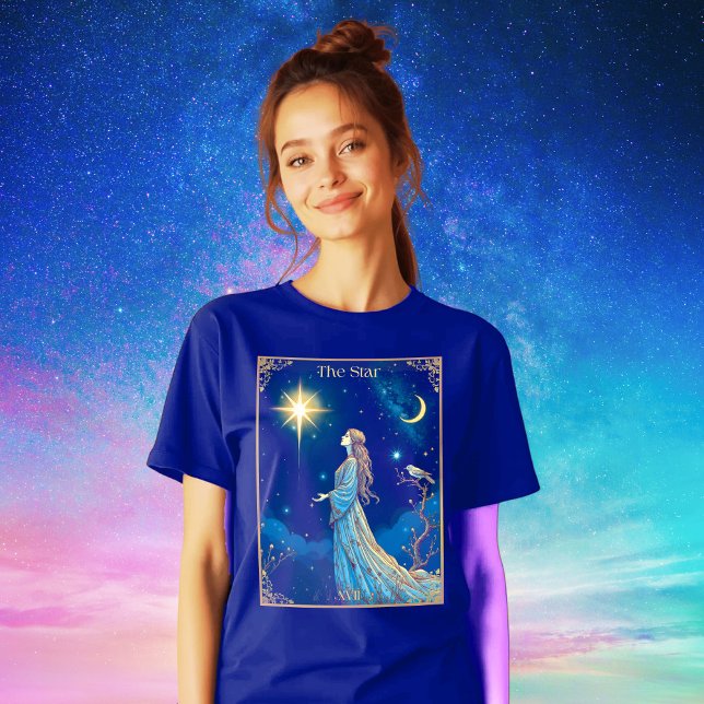 Camiseta Triblenda Ilustracion Tarot Card, La Estrella (Subido por el creador)
