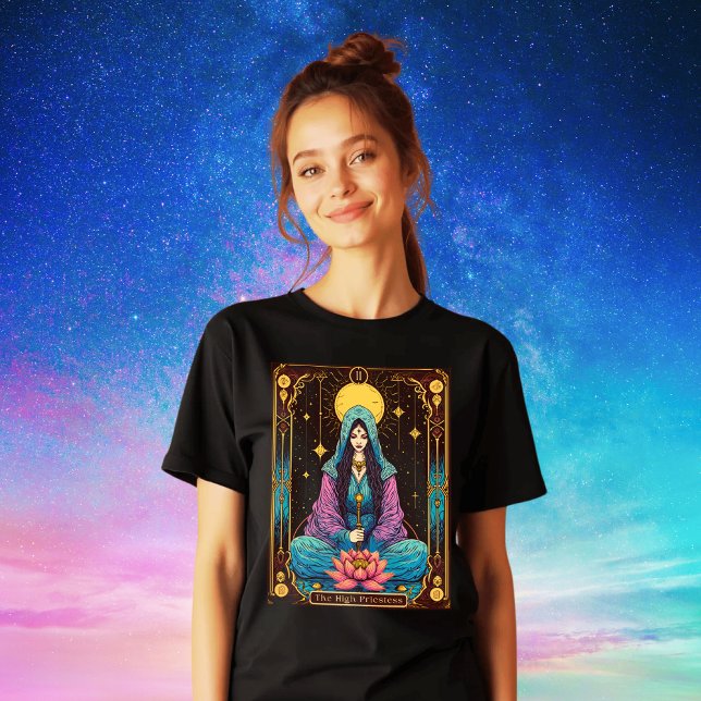 Camiseta Triblenda Ilustracion Tarot, la alta sacerdotisa (Subido por el creador)