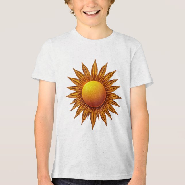 Camiseta Triblenda „Im Herz der Sonne – Wo Stille leuchtet“ (Anverso)