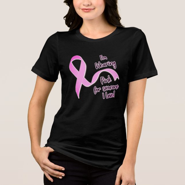 Camiseta Triblenda I'm Wearing Pink for You (Anverso)
