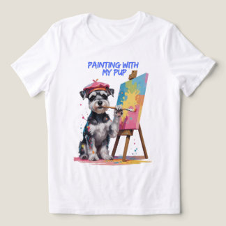Camiseta Triblenda Imagen creativa - El Schnauzer en miniatura artíst