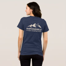 Imposible es el punto de partida de Dios, Inspirad