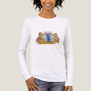 Camiseta Triblenda Impresión artística de elefantes africanos para ni