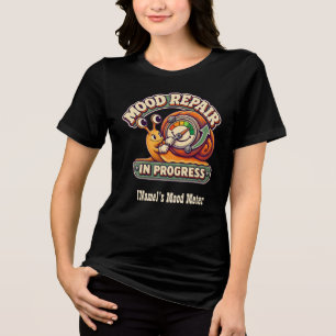 Camiseta Triblenda Indicador de progreso de caracol de reparación de 
