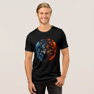 Camiseta Triblenda Inferno & Frost Wolf – Elemental Duality