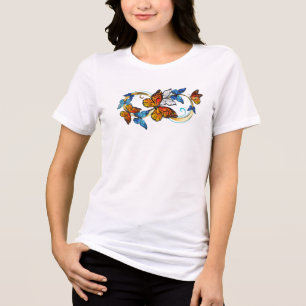 Camiseta Triblenda Infinidad de mariposas monarca