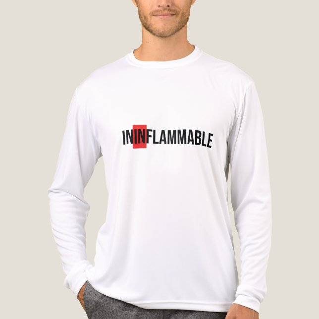 Camiseta Triblenda Inflamable (Anverso )