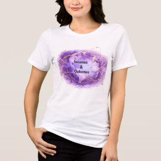 Camiseta Triblenda Ingresos y resultados Tee Planetario