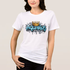 Camiseta Triblenda Innovador aerógrafo Aquarius Zodiac Graffiti