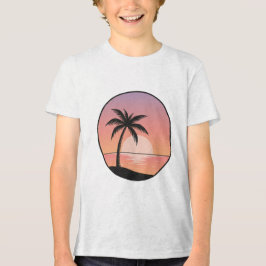 Camiseta Triblenda Insigne de Playa de Atardecer