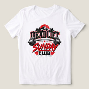 Camiseta Triblenda Insignia Vintage de Levantamiento de Pesas Club De