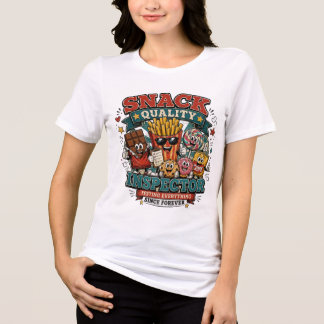 Camiseta Triblenda Inspector de Calidad de Snacks Retro Dibujos Anima