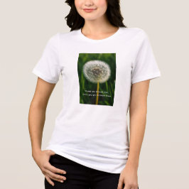 Camiseta Triblenda Inspiración de jardín de flores silvestres de dien