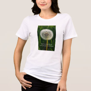 Camiseta Triblenda Inspiración de jardín de flores silvestres de dien