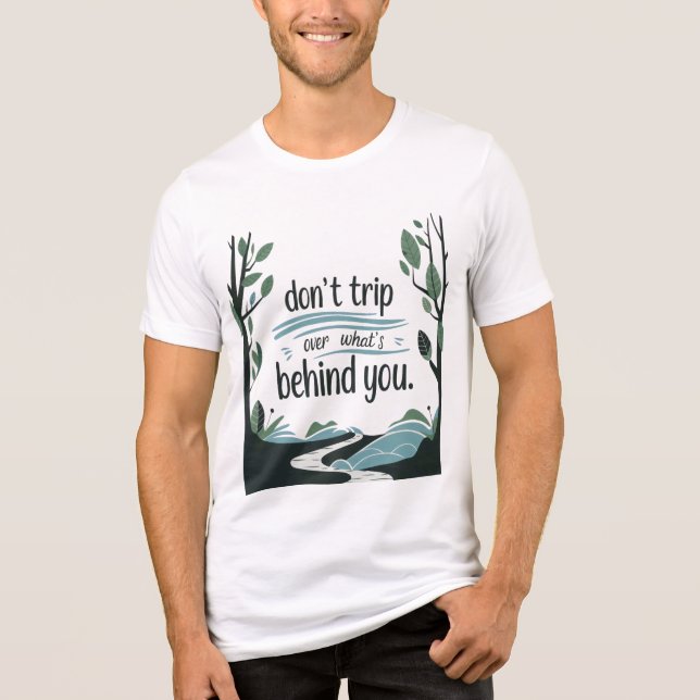 Camiseta Triblenda Inspiración retro: 'No tropiecen por lo que hay de (Anverso)