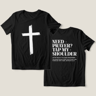 Camiseta Triblenda Inspiracional/Cristiano Necesita Oración
