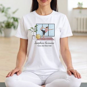 Camiseta Triblenda Instructor de Yoga Profesora de Danza en Posición