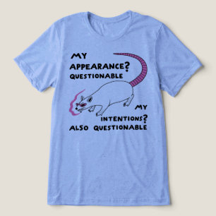 Camiseta Triblenda Intenciones Dudosas Zarigüeya Divertida