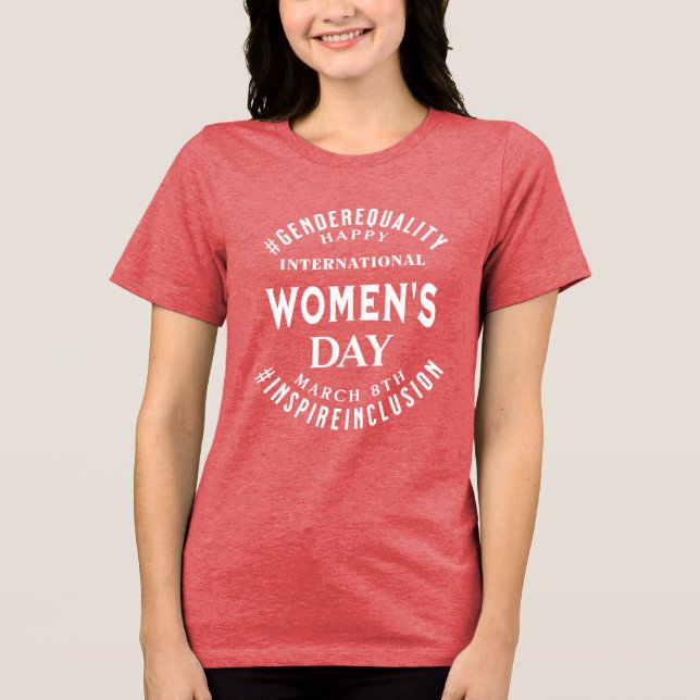 Camiseta Triblenda International Women's Day | March 8th Equality (Anverso)