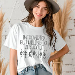 Camiseta Triblenda Introvert Plant Lover La divertida tipografía mode<br><div class="desc">La tipografía moderna de la planta de introvertido Lover incluye el texto "Introvertido por la voluntad de hablar de plantas" en la tipografía de escritura moderna acentuada con hojas. Un regalo perfecto para su cumpleaños,  Navidades,  el Día de la Madre y más. Diseñado por Evco Studio www.zazzle.com/store/evcostudio</div>
