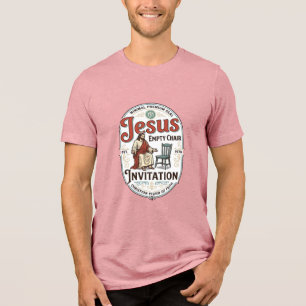 Camiseta Triblenda Invitación de silla vacía de Jesús Invitación de s