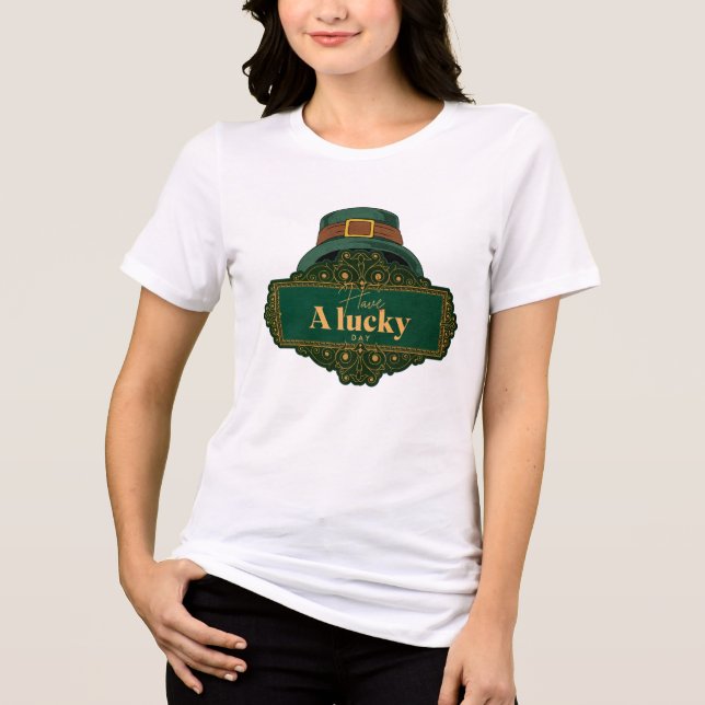 Camiseta Triblenda Irish pride st patricia day (Anverso)