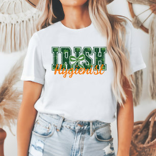 Camiseta Triblenda Irlandés College Type Green 4-Leaf Clovers Hygieni