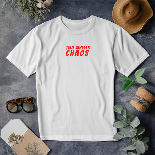 Camiseta Triblenda Ironía de chica en bicicleta roja