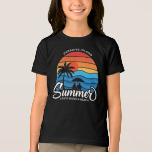 Camiseta Triblenda Isla del Paraíso Playa Santa Mónica-35307