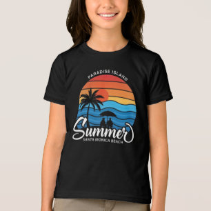 Camiseta Triblenda Isla del Paraíso Playa Santa Mónica-35307