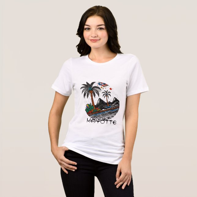 CAMISETA TRIBLENDA ISLA MAYOTTE (Anverso Completo)
