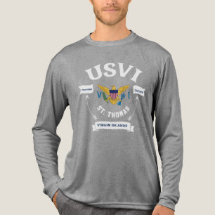 Camiseta Triblenda Islas Vírgenes de los Estados Unidos St. Thomas US