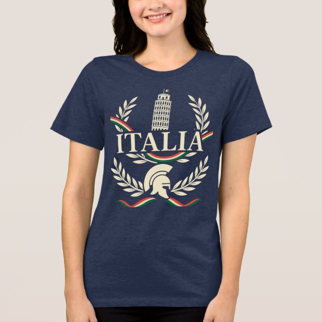 Camiseta Triblenda Italia Heritage Crest (Anverso)