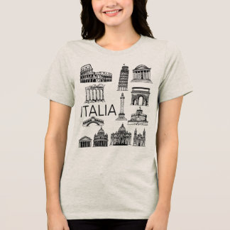 Camiseta Triblenda Italia Italian Monuments 