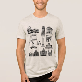 Camiseta Triblenda Italia Italian Monuments 