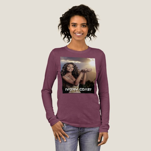 CAMISETA TRIBLENDA IVORY COAST - COCOA (Anverso Completo)