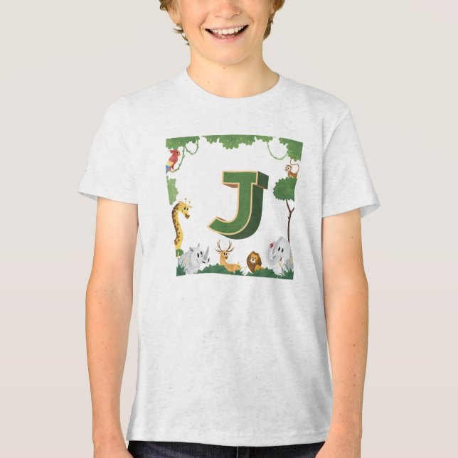 Camiseta Triblenda J de Jungla (Anverso)