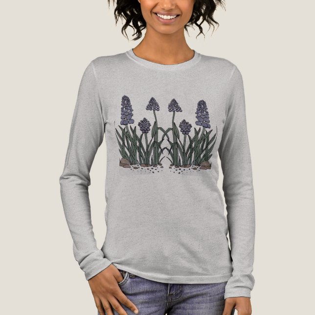 Camiseta Triblenda Jacinto de Uva Azul (Anverso)