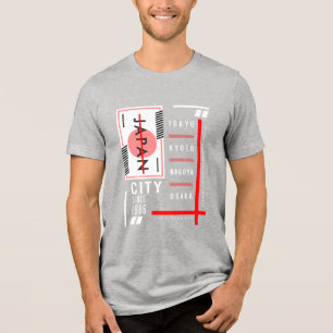 Camiseta Triblenda Japón urbano: La edición del Sol en ascenso