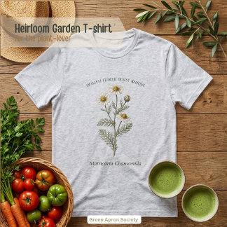 Camiseta Triblenda Jardín Botánico de Matricaria Chamomilla