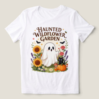 Camiseta Triblenda Jardín Embrujado de Flores Silvestres Halloween Fa