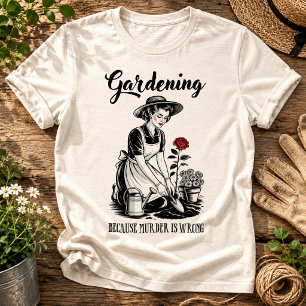 Camiseta Triblenda Jardinería porque el asesinato está mal