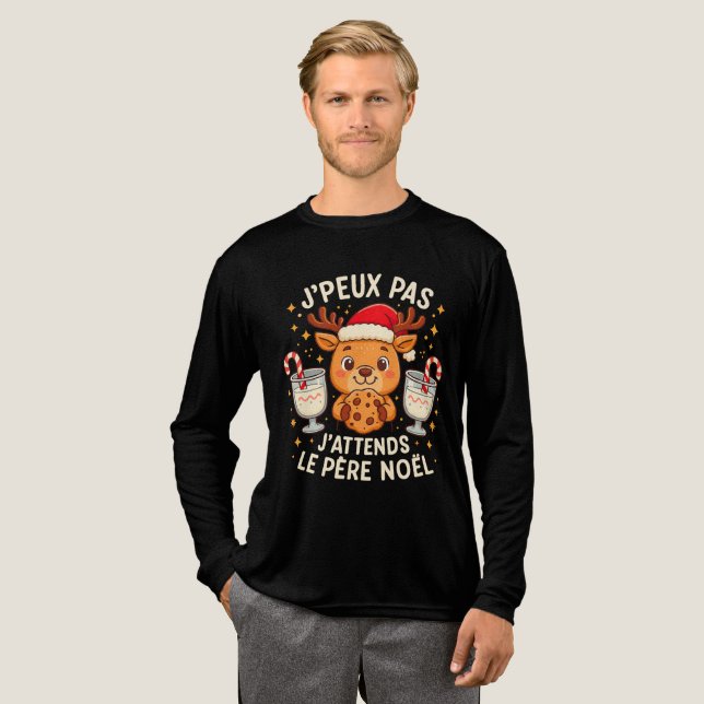 Camiseta Triblenda Je Peux Pas J'Attends Le Père Noël (Anverso Completo)