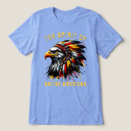 Camiseta Triblenda Jefe nativo americano de águila
