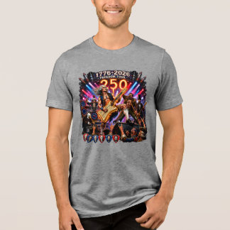Camiseta Triblenda Jefferson & Los Padres Fundadores Banda de Rock 25