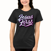 Jesucristo primera rosca y morada camiseta