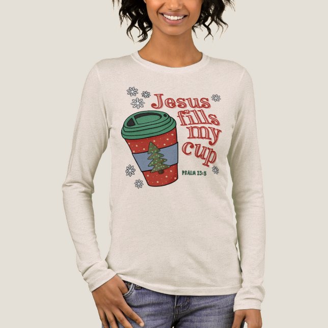 Camiseta Triblenda Jesús Llena Mi Copa (Anverso)