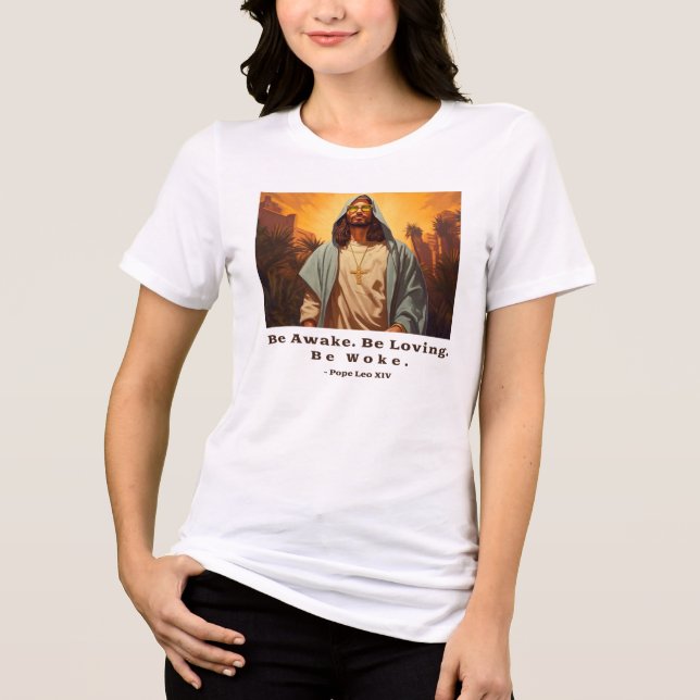 Camiseta Triblenda Jesús Moderno - *Despierta. Sé Amador. Despertar.* (Anverso)